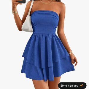 Elegant Blue Women's dress